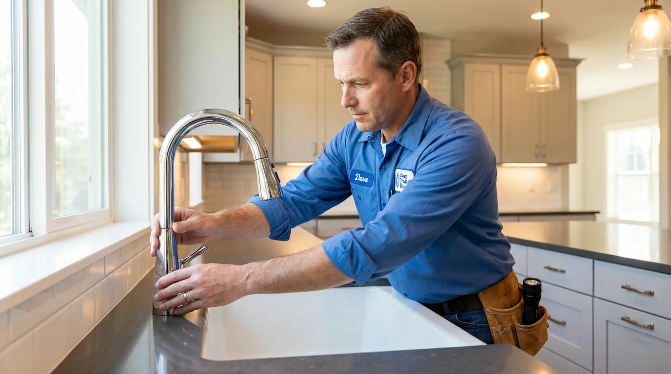 Kitchen faucet installation by Johns Plumbing LLC in Sweetwater